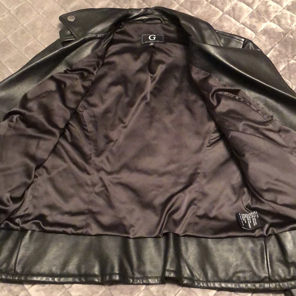 Giuliana leather Moto jacket XS - Picture 4 of 7